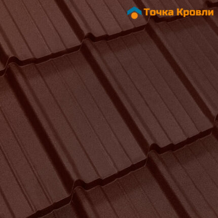 фото 2 Металлочерепица Мадера Италия 0,5 мм 3D Mat